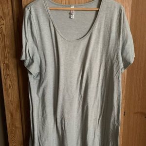 LulaRoe 3xl gray tee